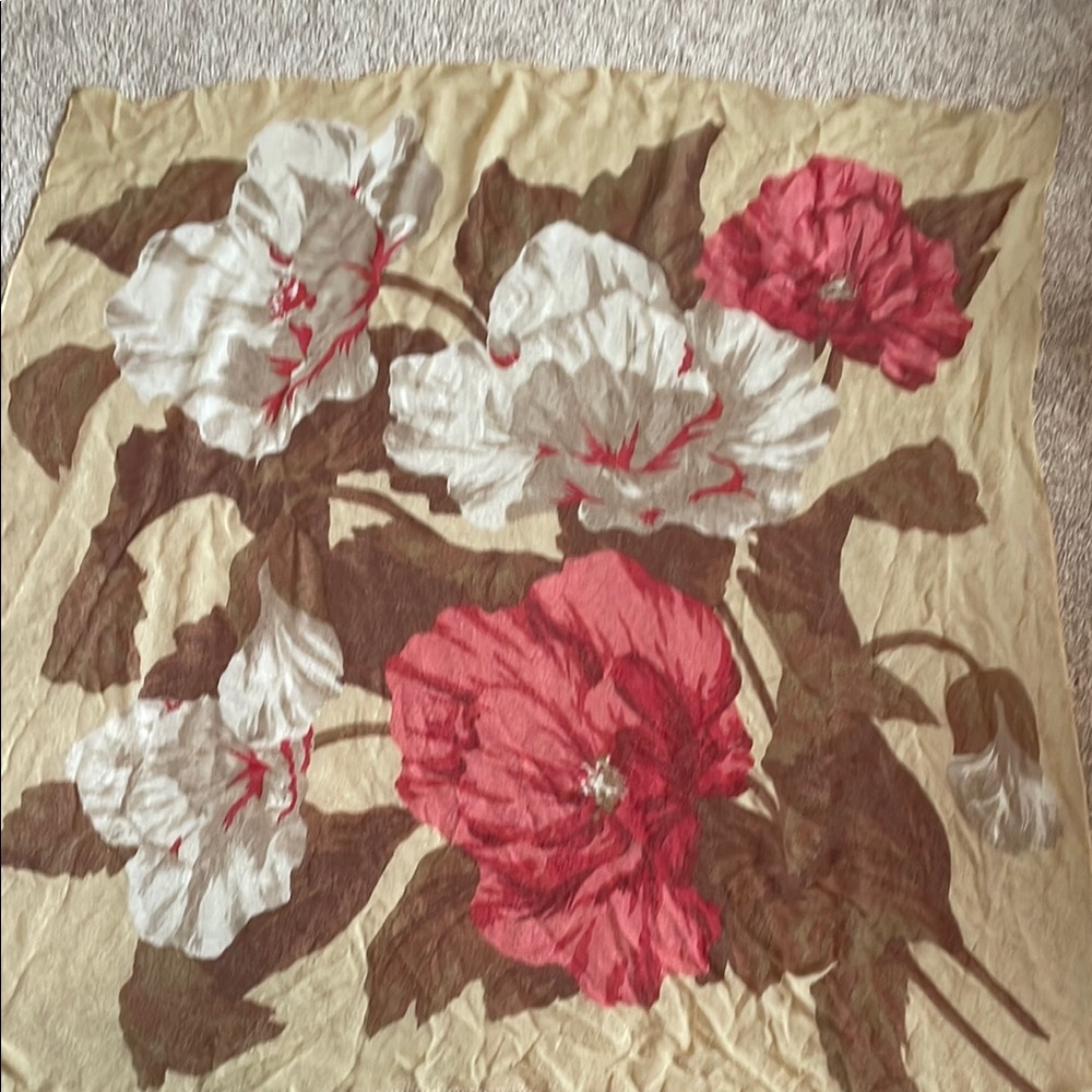 Ann Taylor floral scarf.